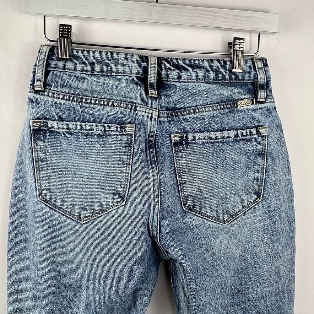 KanCan Jeans Womens Size 1/24 Destroyed Boyfriend High Rise Skinny Distressed - Picture 4 of 13